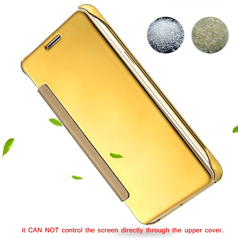 Чехол для Samsung Galaxy S9 S8 S7 Edge S6 зеркальный прозрачный чехол-книжка S5 C5 C7 Note 8 кожаный