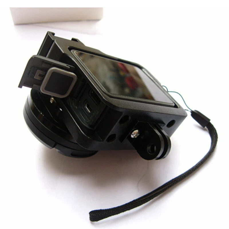 Новый чехол с алюминиевой рамкой + крышка для объектива УФ фильтром Go pro 5