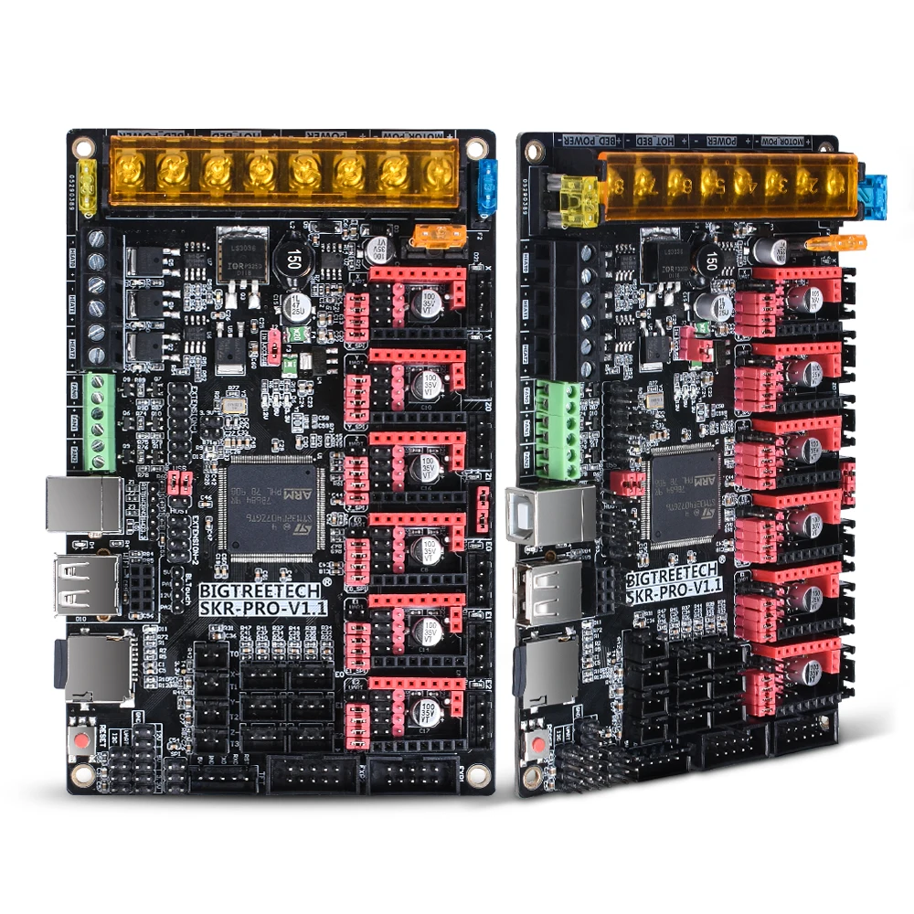 BIGTREETECH СКР PRO V1.1 материнская плата 32-битный Поддержка TMC2208 UART TMC2130 драйвер для серии двойной оси Z 3D-принтеры СКР V1.3 фрезерный станок с ЧПУ