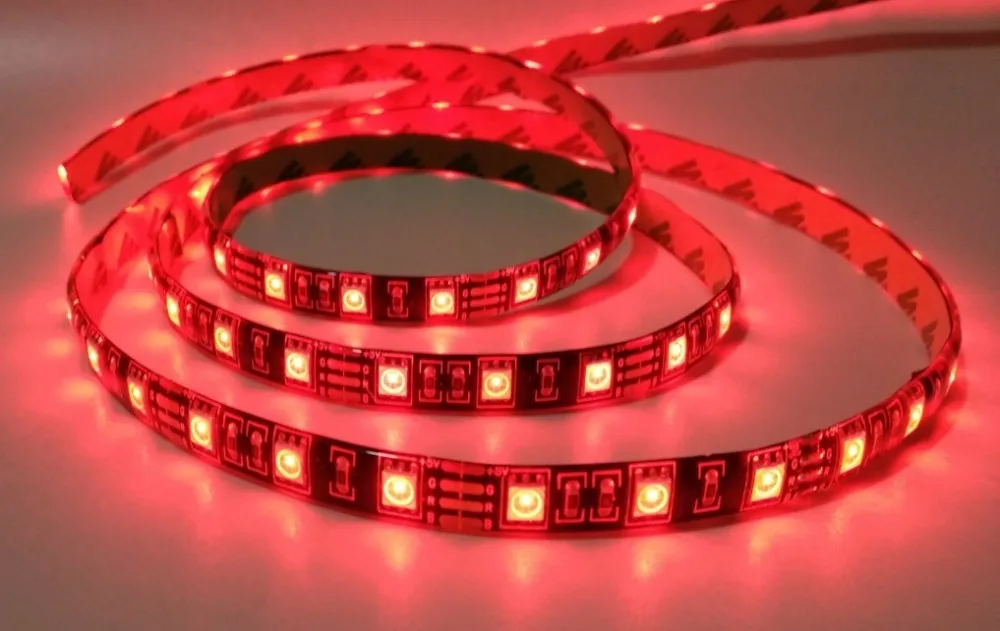 5050 RGB Светодиодная лента Водонепроницаемая DC 5 В USB светодиодный светильник гибкие ленты 50 см 1 м 2 м 3 м 4 м 5 м с пультом дистанционного управления для ТВ фона ноутбука