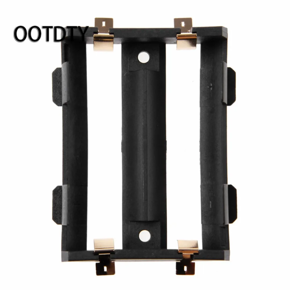2X26650 батарея держатель SMD для 26650 черный с бронзовые значки позолоченные 2x26650 3 7 V