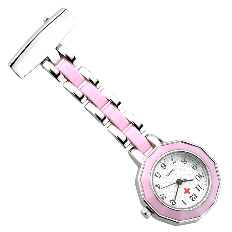 ALK VISION Nurse watches fob Pocket Watch nursing gift digital pink rose gold silver Brooch Doctor relogio medical clock