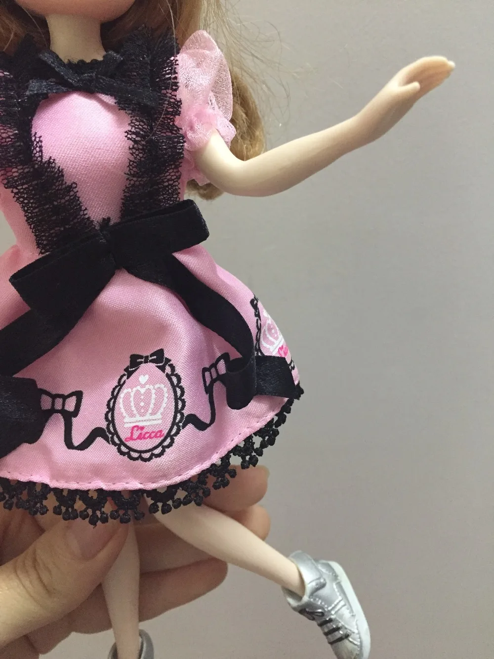 

2018 new arrival plastic doll licca 1/6 (head+body+dress+shoes)