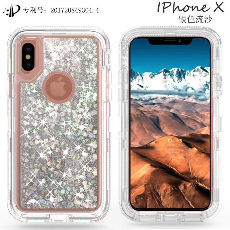 Мягкий чехол из ТПУ для iPhone 6 7 8 Plus X XS жесткий модный 360 градусов Защитные чехлы
