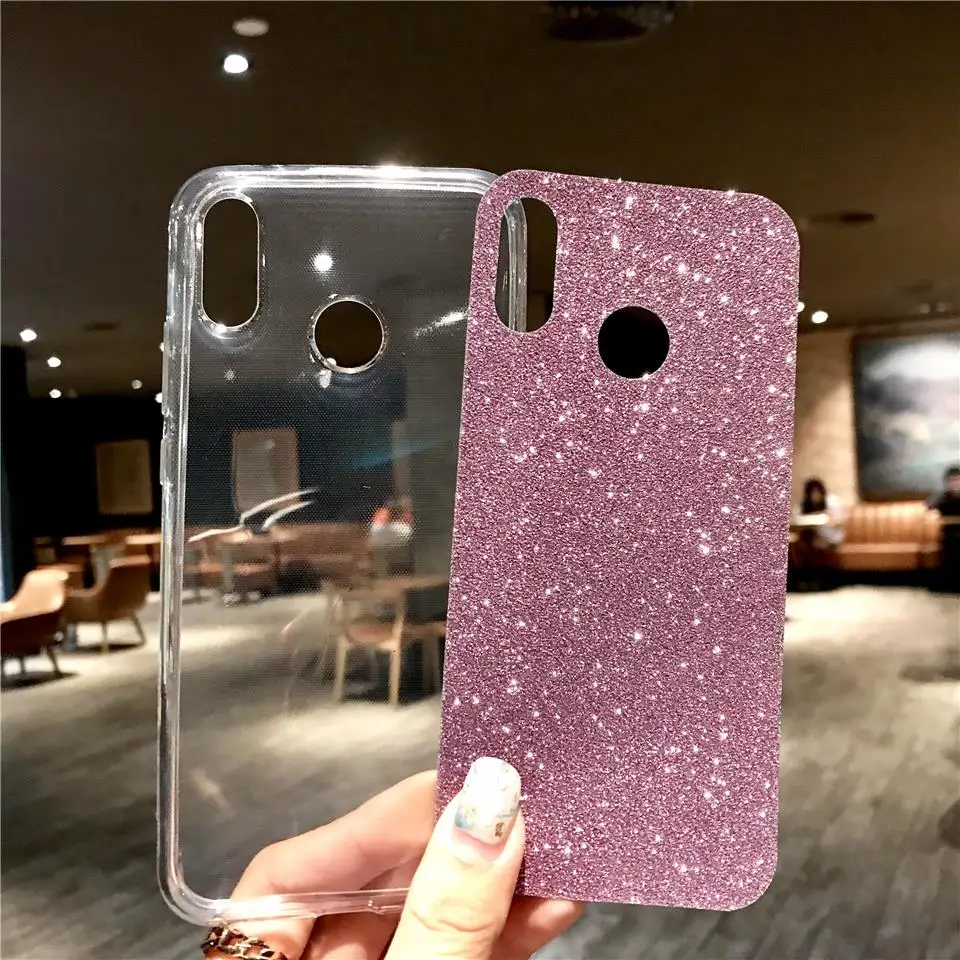 Glitter 2 in 1 TPU Silicone Case ON For Huawei P20 Lite P10 Mate 20 10 9 8 Honor 7X 6X 6A iphone X XR XS MAX 6 6s 7 Plus Cover |