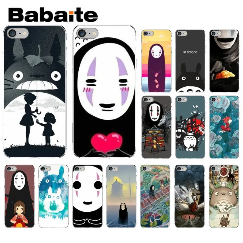 Милый чехол для мобильного телефона Babaite Totoro Chihiro Ghibli Miyazaki Apple iPhone 8 7 6 6S Plus X XS MAX 5 5S SE
