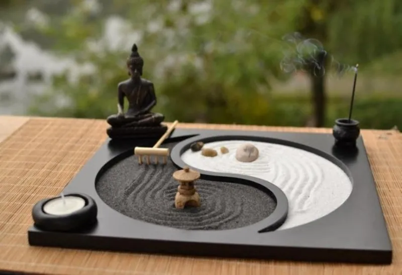 Деревянная Керамическая кукла в японском стиле Zen декоративные украшения из