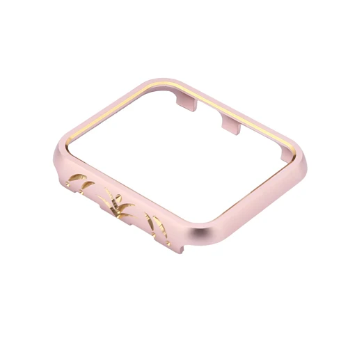 Хохлатый чехол для Apple Watch band 42 мм/38 мм iwatch 3/2/1 анти-осень рамка алюминиевый сплав защитный экран протектор оболочки - Цвет: 1