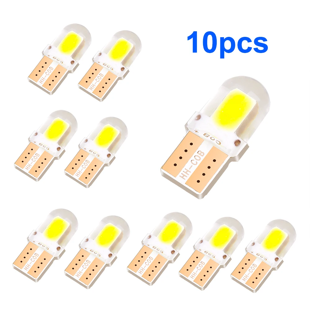 

10 шт., светодиодсветодиодный лампы T10 5730 W5W 4/8/12 SMD