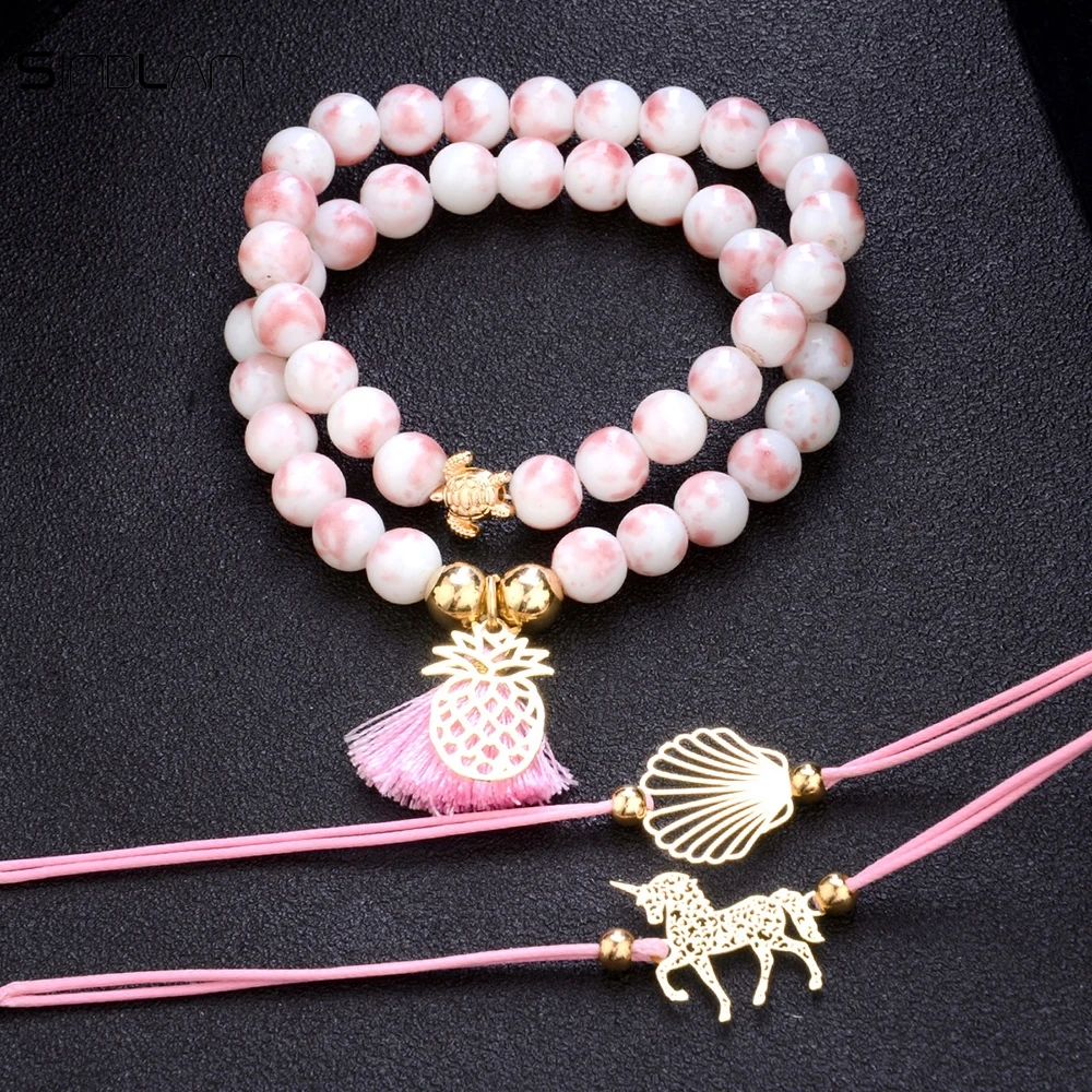 Браслеты Sindlan в богемном стиле Винтажные Ювелирные украшения с подвесками виде