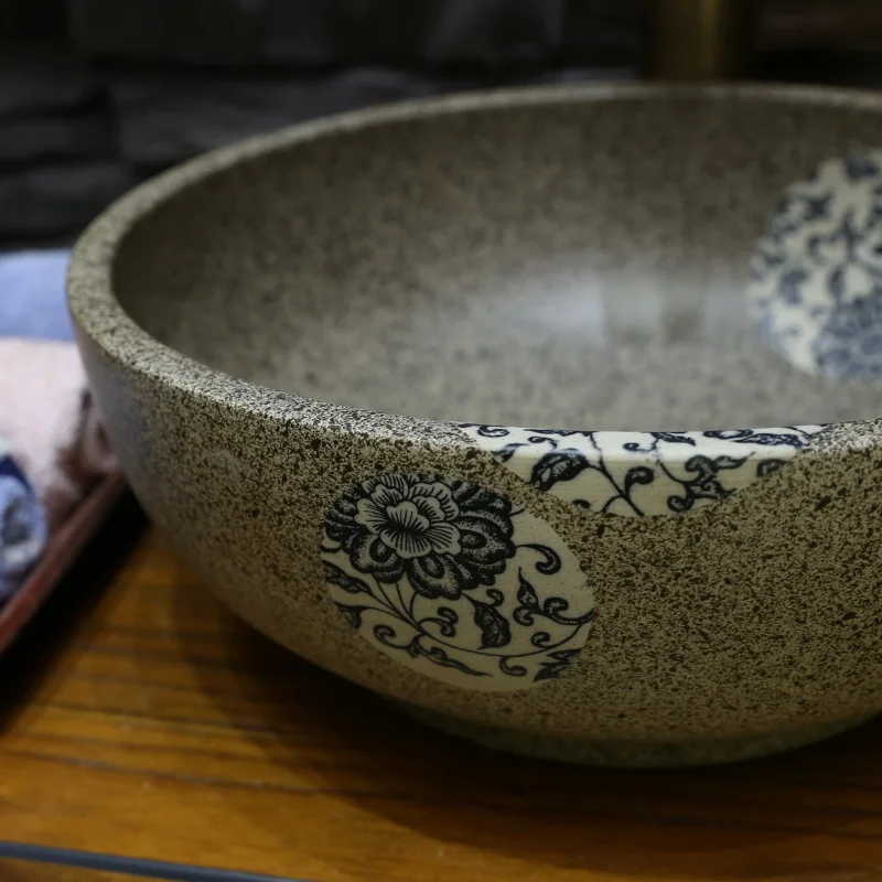 Керамическая Мини-раковина из фарфора Цзиндэчжэнь китайская раковина ручной