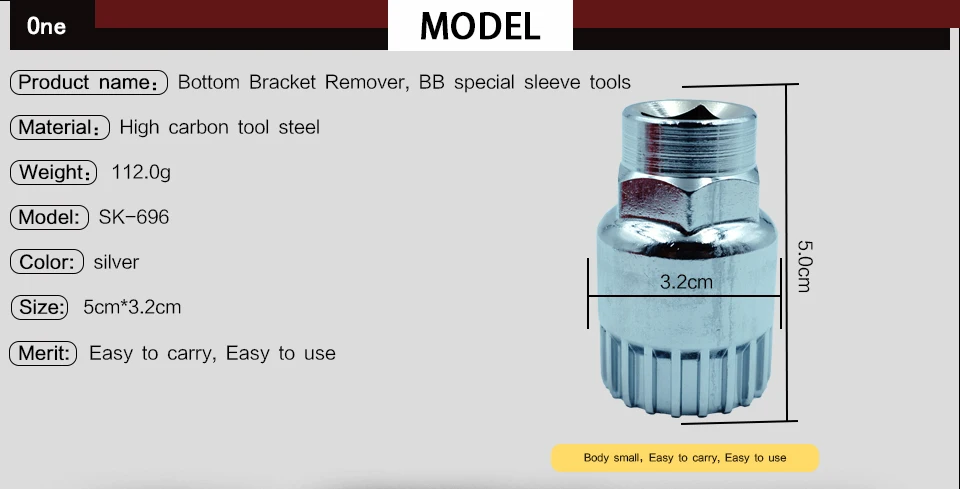 Закрытый Нижний Кронштейн для горного велосипеда Cooma инструмент ремонта