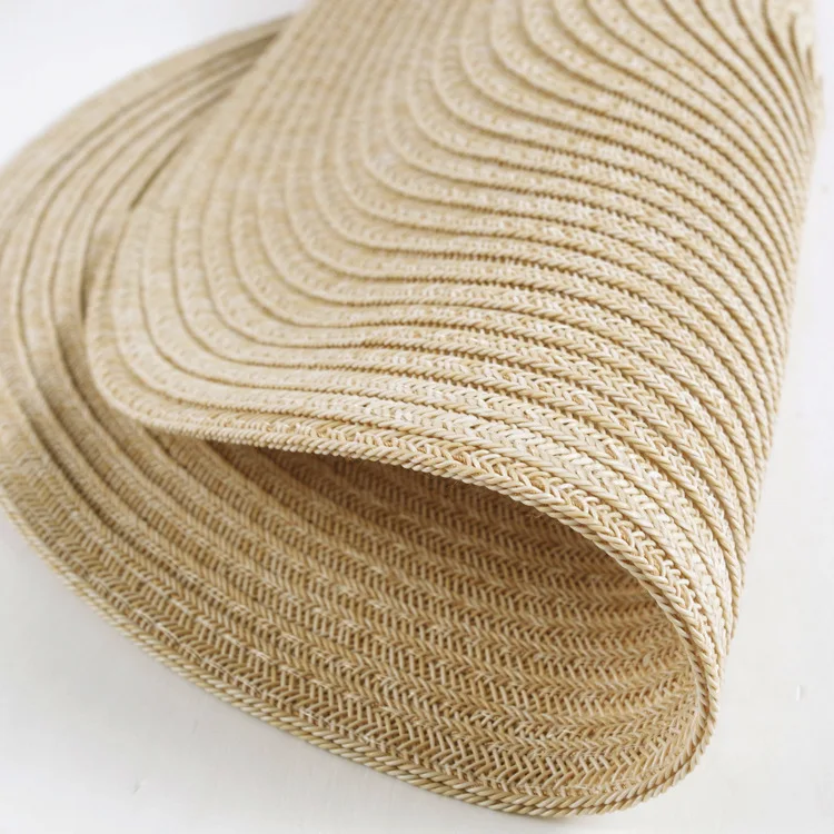 Beige В японском стиле, круглая ручная салфетка, льняная чашка, подстаканник, настольные декоративные аксессуары 38 см - Цвет: Beige