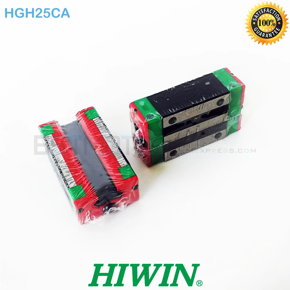 100% оригинальная линейная направляющая HIWIN HGH25CA 25 мм предварительная нагрузка для