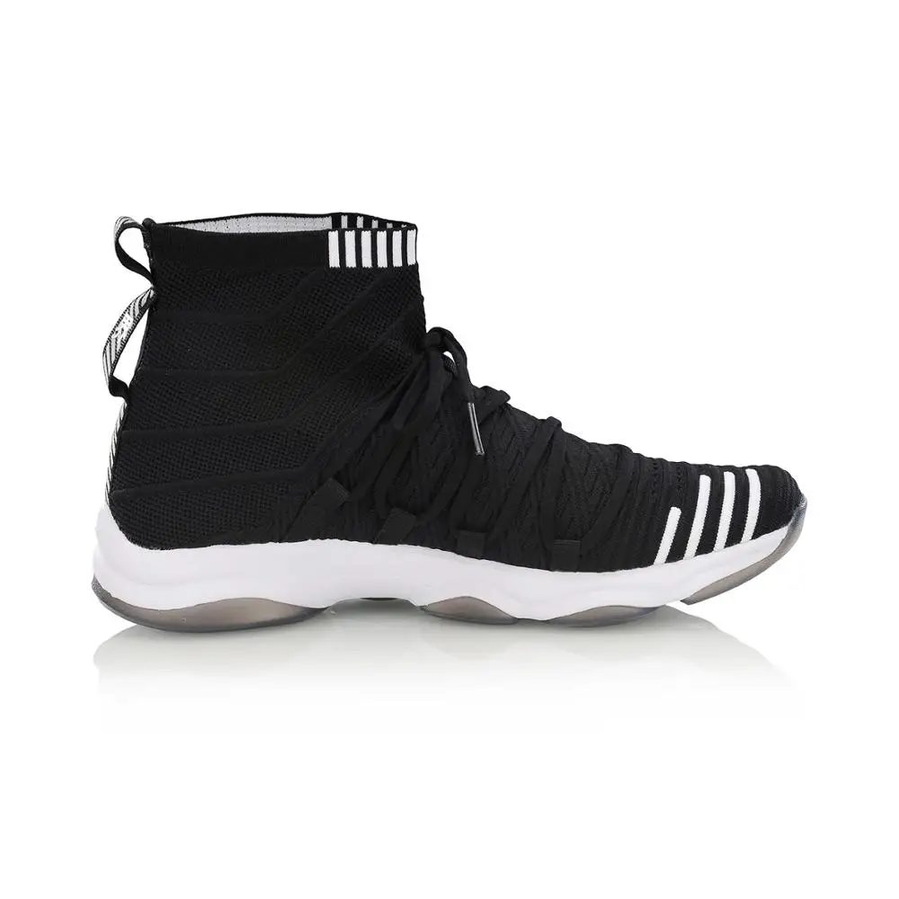 Туфли Li Ning мужские без границ высокие тренировочные ботинки дышащая однонитевая