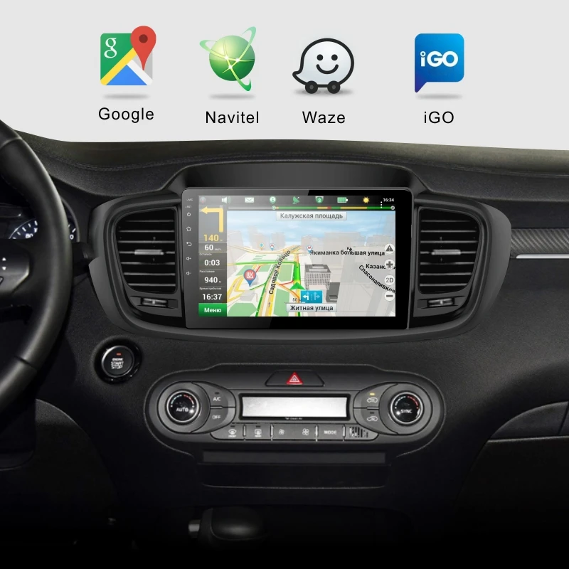 Dinpei Android 9 0 автомобильный Радио плеер gps навигация Мультимедиа для KIA Sorento 2015 2016 2017