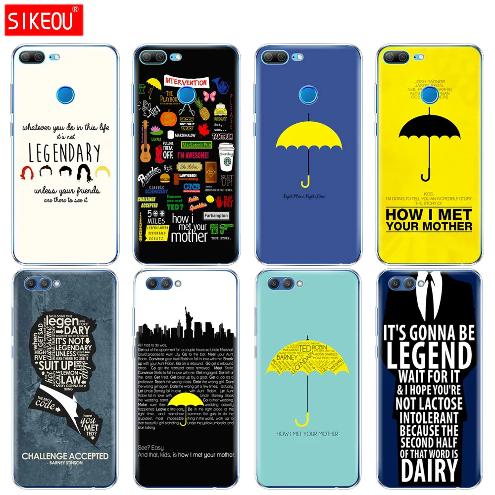 Силиконовый чехол для телефона Huawei Honor 10 V10 3c 4C 5c 5x 4A 6A 6C pro 6X 7X 6 7 8 9 LITE how i meet your mother
