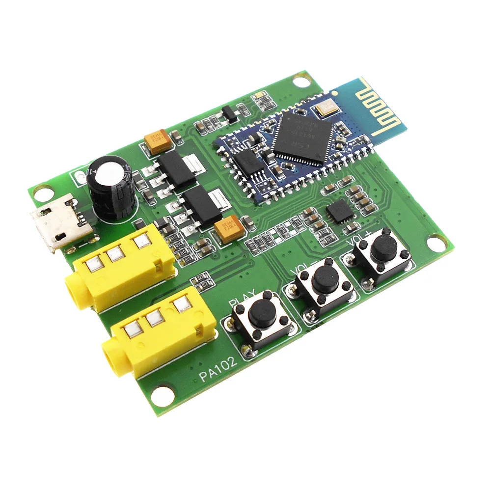 Аудиоприемник BTM625 PA102 Bluetooth 4 2 Поддержка aptx aux плата ввода/вывода PA202|Запасные