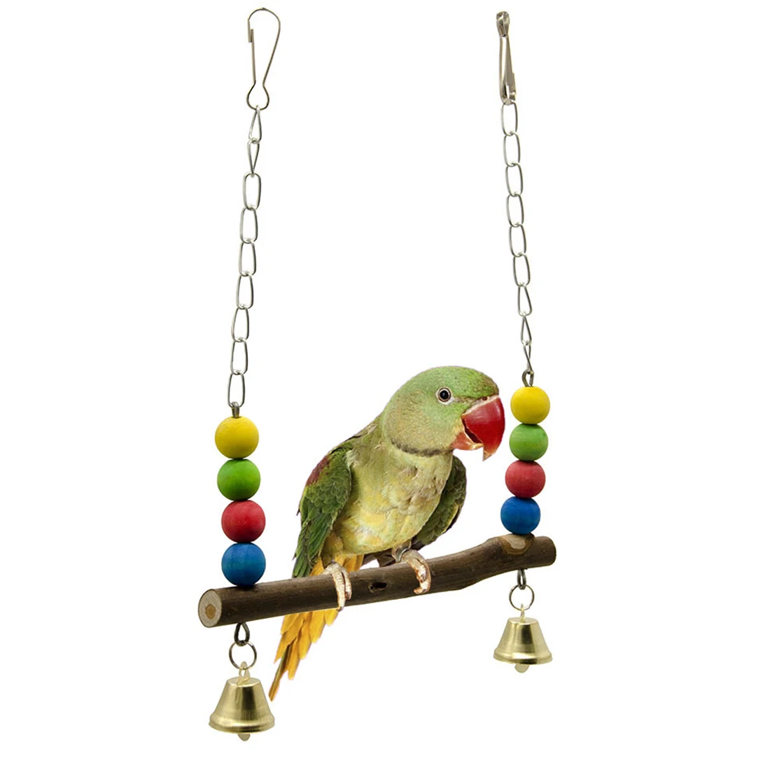 Попугай Птицы игрушки игрушка для попугаев Budgie Cockatiel клетка птиц гамак качели