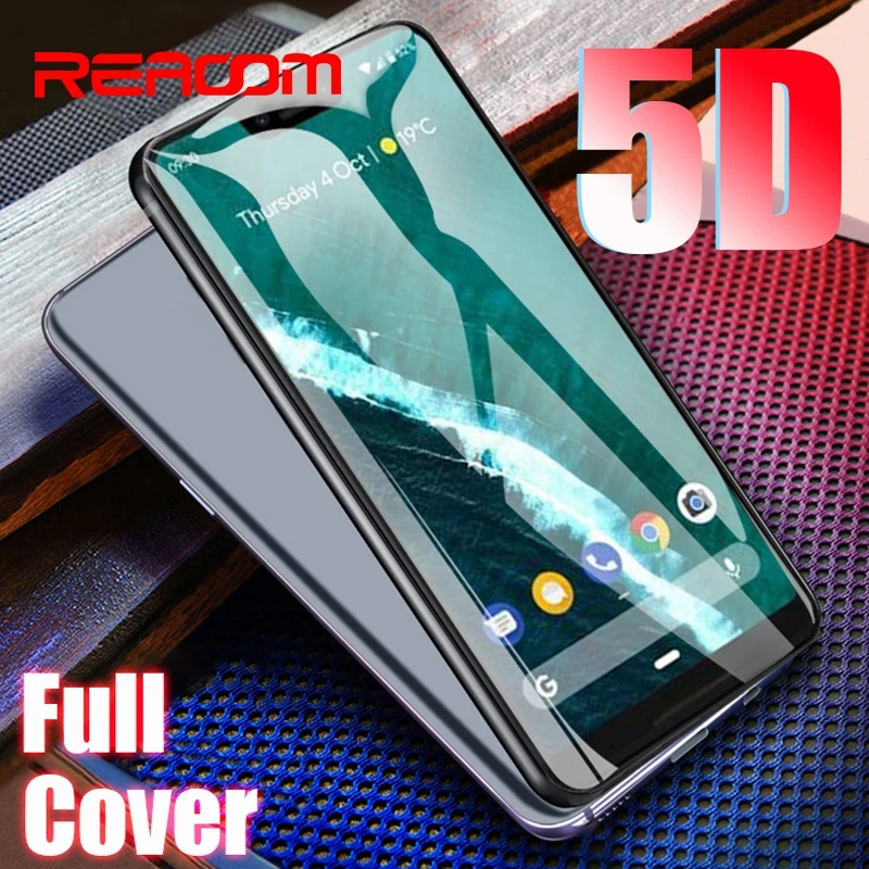 REAOOM 5D Защитное стекло для экрана Google Pixel 3 XL закаленное полное покрытие Защита