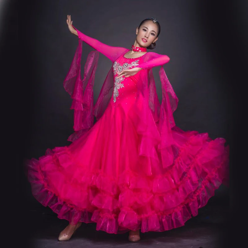 Новинка 2017 социальные танцы вальс Современный бальный танец практика