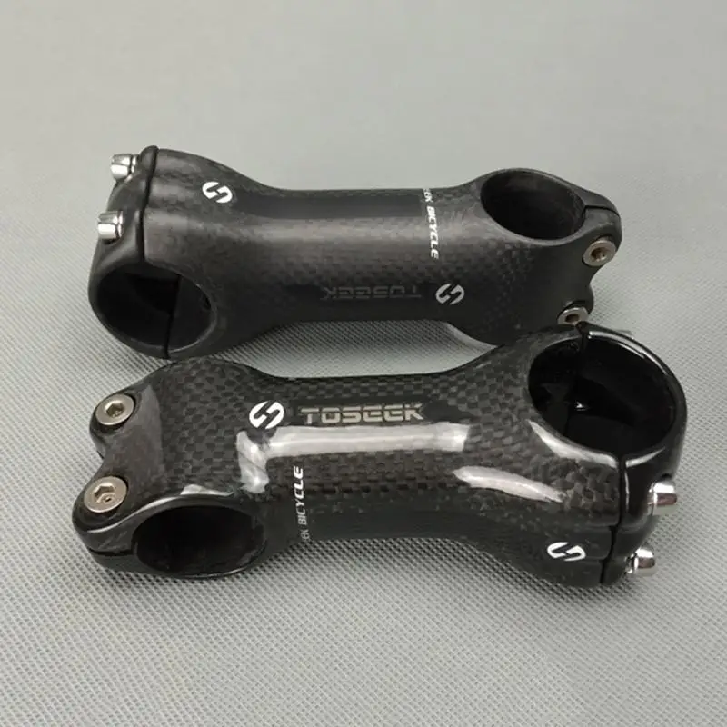 TOSEEK 3K Full Carbon Fiber 7 Degree Bicycle Stem Road Bike MTB Stems 31.8*60mm/70mm/80mm/90mm/100mm/110mm/120mm/130mm | Спорт и