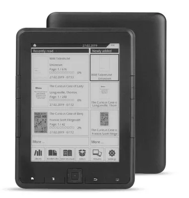 CLAITE 6 &quotэлектронная книга читатель встроенный свет дюймов 4 Гб электронная E-ink