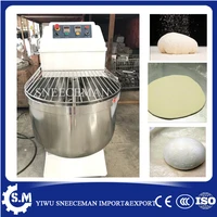 80l baking use industrial bread dough spiral mixer flour dough kneading machine
