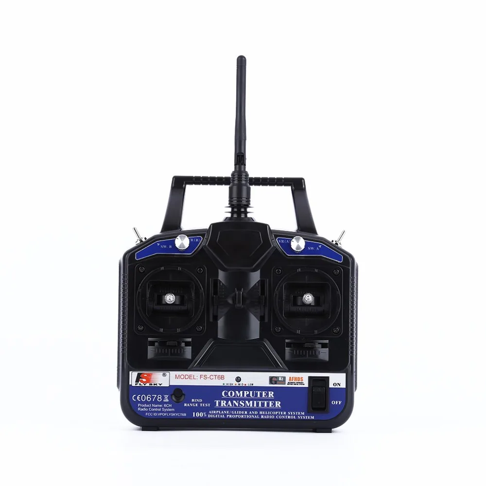 Радиосистема FlySky FS CT6B 2 4G 6CH (TX + RX R6B) RC 6 канальный передатчик приемник|Пульты