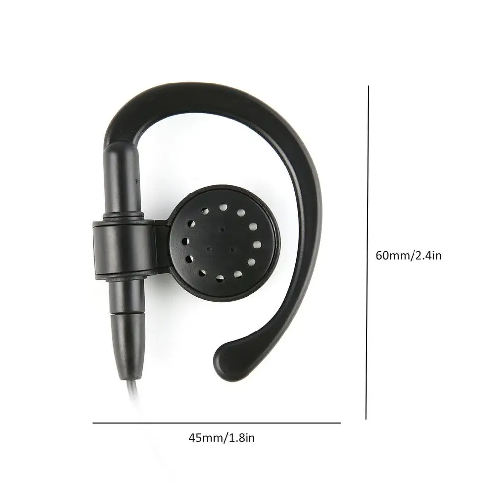 TK998 2 контактный ушной зажим наушник гарнитура для Kenwood Baofeng TYT PUXING WOUXUN HYT
