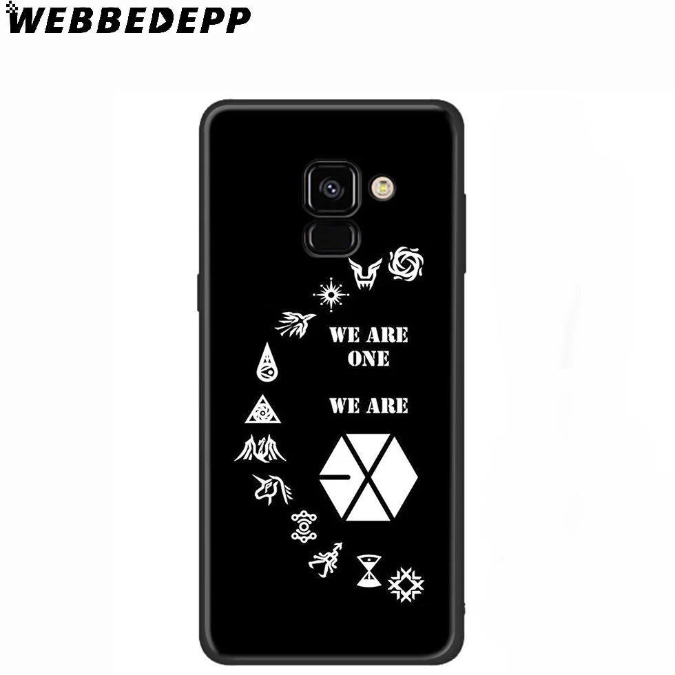 10 WEBBEDEPP Exo диапазонах K поп силиконовый чехол для samsung Galaxy A3 A5 A6 A7 A8 A9 A10 A20 A30 A40 A50 A70 M10 M20 M30 - Цвет: 10