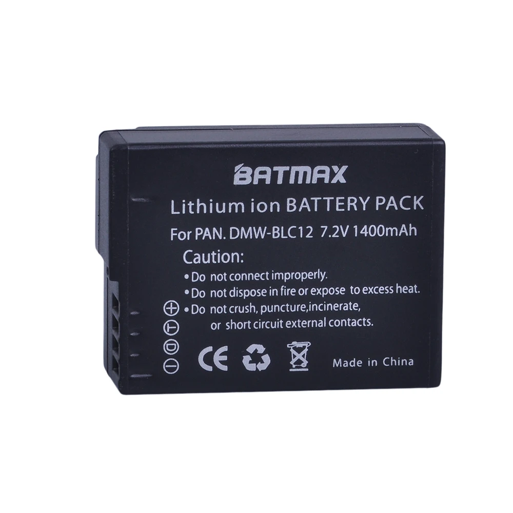 Аккумулятор большой емкости DMW-BLC12 DMW BLC12e DMWBLC12 BLC12 для Panasonic FZ1000, FZ200, FZ300, G5, G6, G7,GH2,DMC-GX8
