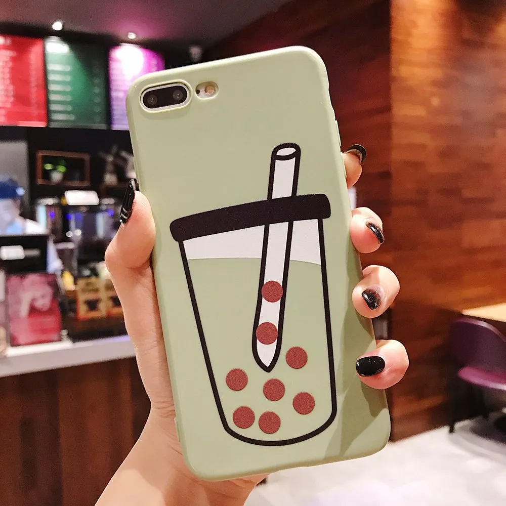 Мягкий чехол для телефона KISSCASE из ТПУ с шоколадом iPhone 7 Plus 8 X XS MAX XR Матовые чехлы 6 6S