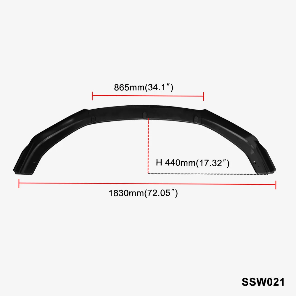 3pcs Carbon Fiber Front Bumper Lip Body Kit Spoiler For 16+ Honda for Civic Sedan 4Dr | Автомобили и мотоциклы