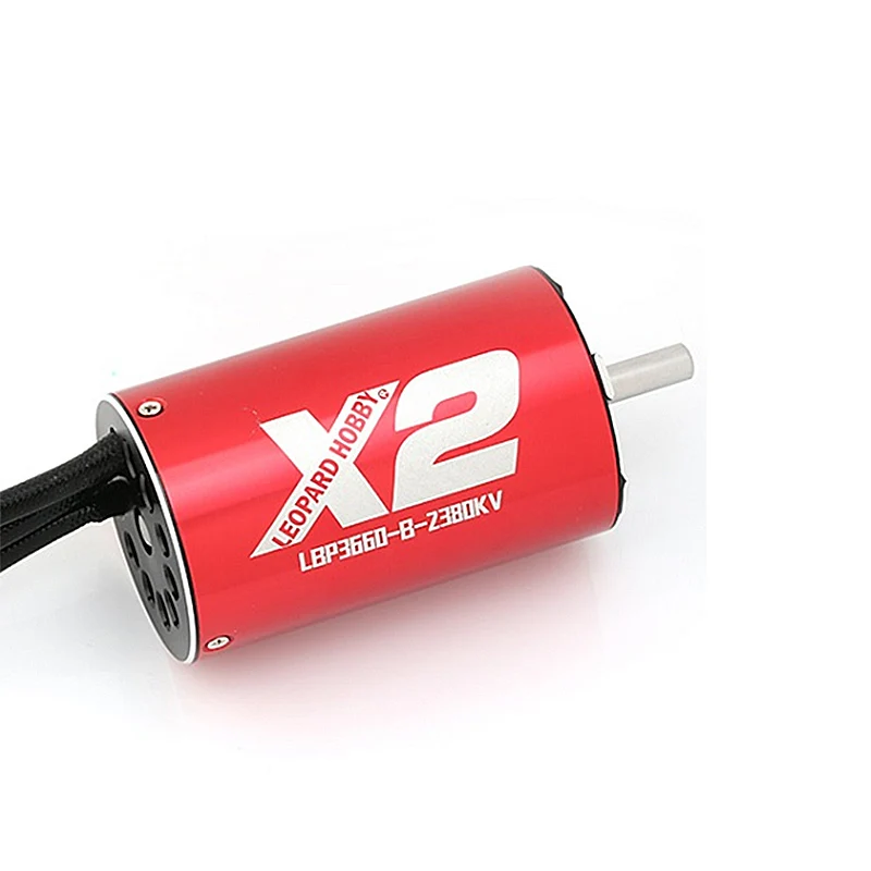 FATJAY Leopard Hobby LBP3660 X2 бесщеточный inrunner 2380KV 3180KV 3-4S lipo батарея 4-полюсный двигатель для RC лодки