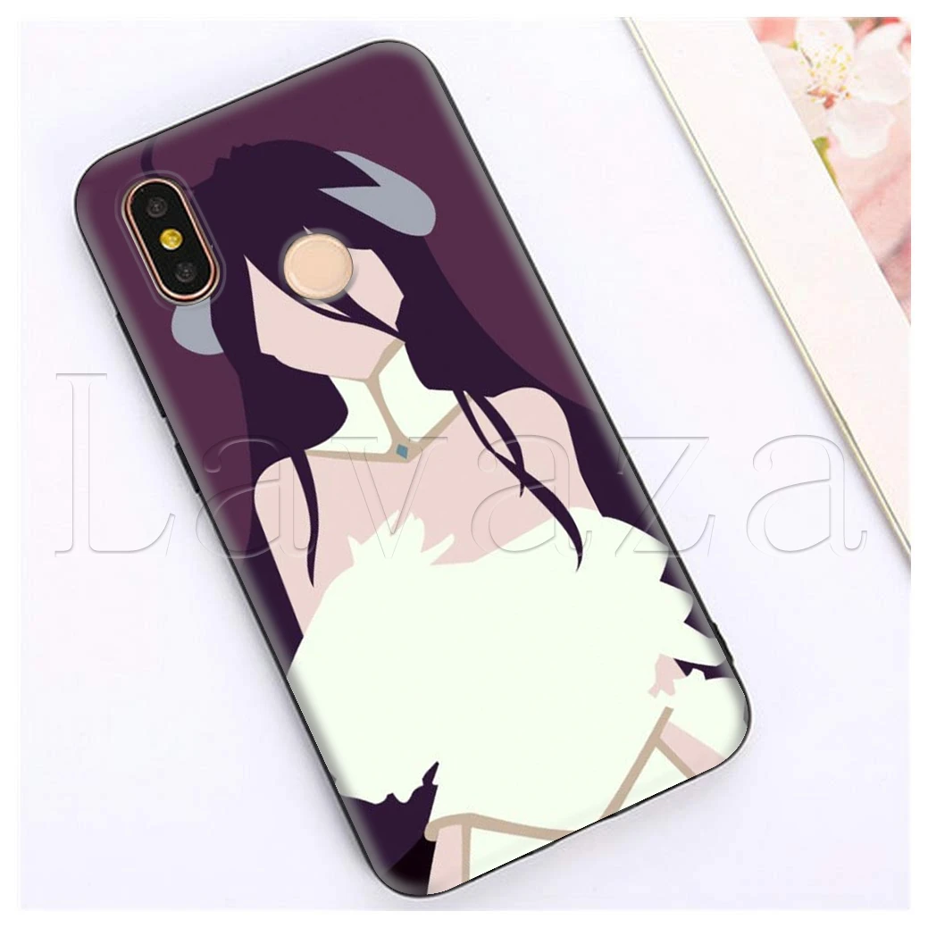 Мягкий чехол Lavaza Albedo overlord для Xiaomi MI Redmi Poco X2 K30 Note 8T 10 6 8 9 9se A1 A2 A3 MAX 3 Lite Pro Plus f1 |