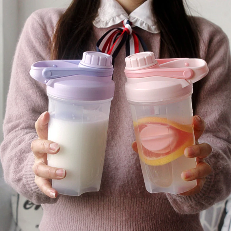 500 мл бутылка для коктейлей посуда напитков молочных протеинов Миксер спортзала