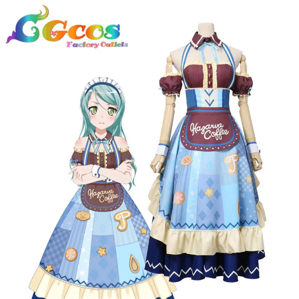 CGCOS Косплей Костюм BanG Dream! Hikawa Sayo платья одежда Униформа бесплатная доставка CG517 |