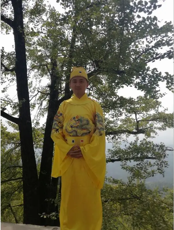 Китайская династия Мин Император одежда принц Ретро китайский стиль костюм hanfu