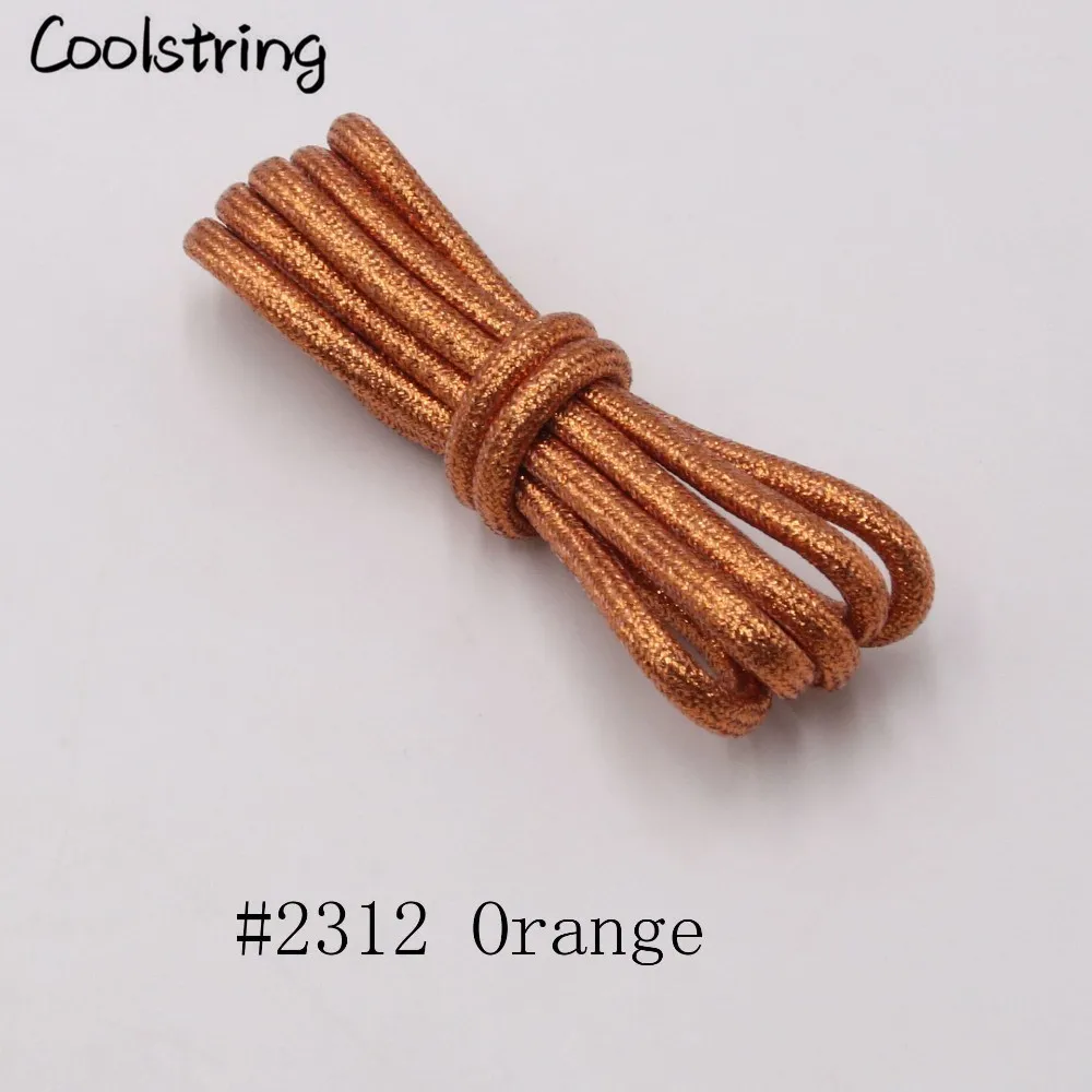Coolstring однотонные закругленные металлические шнурки блестящие шнурки мигающие Блестящие модные латчеты перламутровые для спорта холст