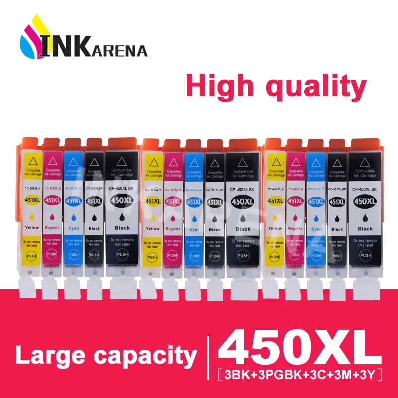 Совместимый чернильный картридж PGI 450 CLI 451 для принтера Canon PIXMA MG6340 MG7140 iP8740