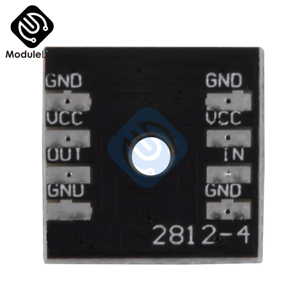 WS2812B 2*2 4 бит полноцветный 5050 RGB светодиодный лампа панель светильник Suqare плата для