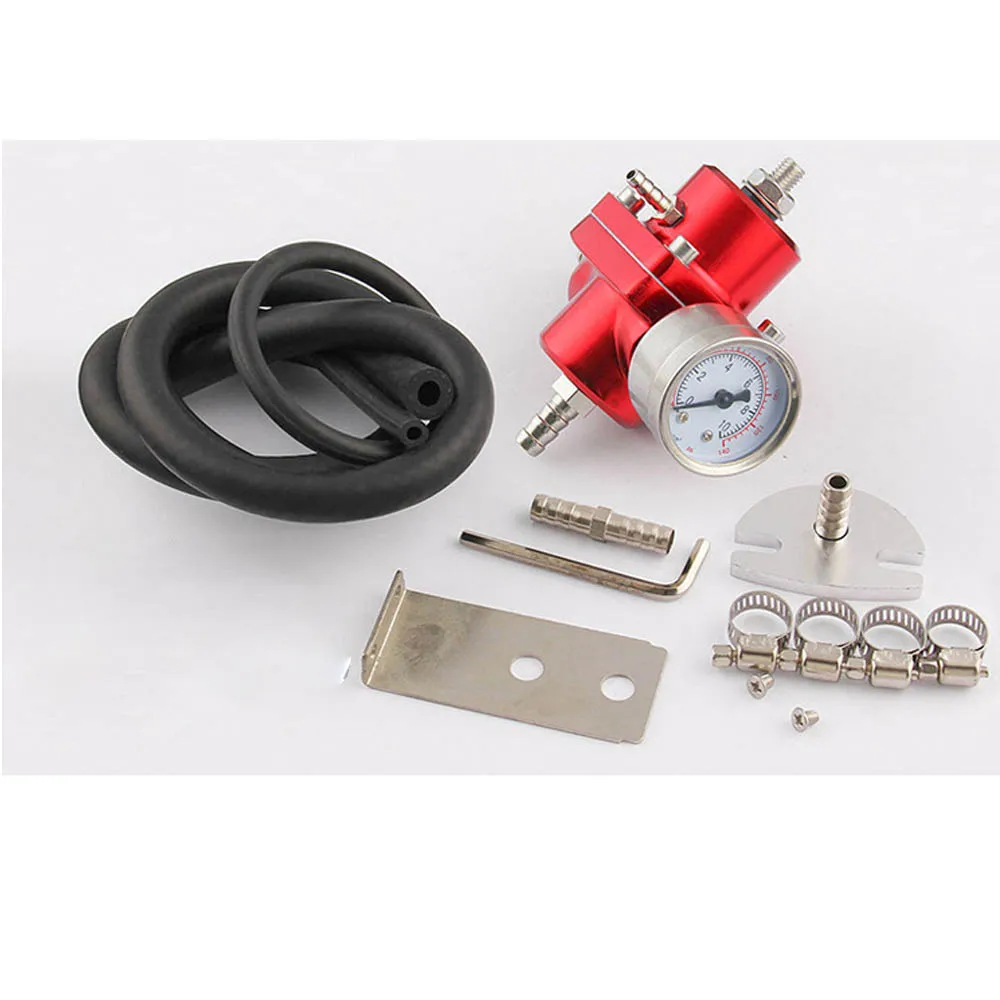 Регулируемый регулятор давления топлива FPR 0 140 Psi масляный манометр + шланг набор
