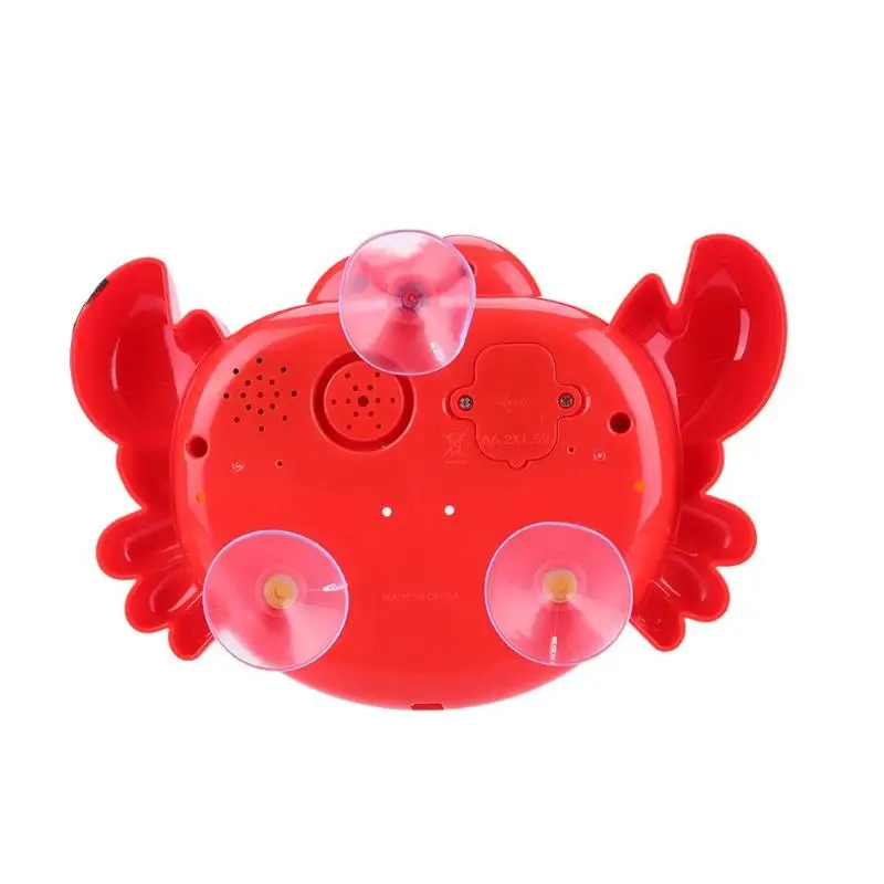 Newl Bubble Crabs Baby Bath Toy Funny Bath Bubble Maker Pool Swimming Bathtub Soap Machine Toys Water Gun for Children Kids
