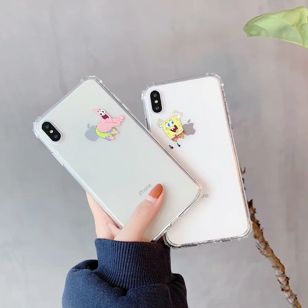 Cute Cartoon Pattern Phone Case For iphone XS Max XR X 6S 6 7 8 Plus Ultra Slim Soft TPU Cases Art Painted Cover |