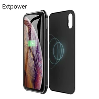 extpower 5000mah for iphone x xs battery case power separate wireless charging smart digital display 5500mah for iphone xr xsmax