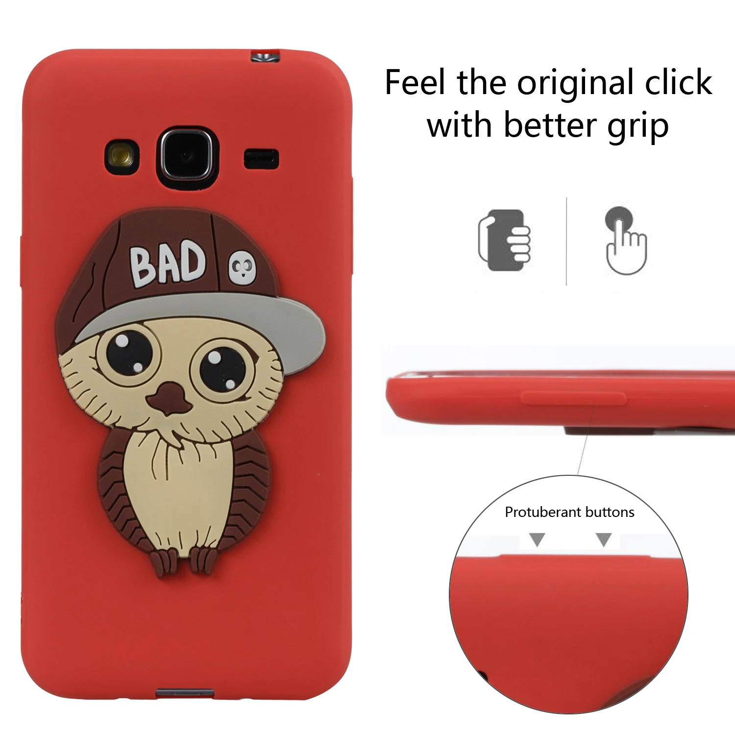 Сова pattern Защитный чехол для мобильных телефонов samsung J3 j310 Мужские модельные патч