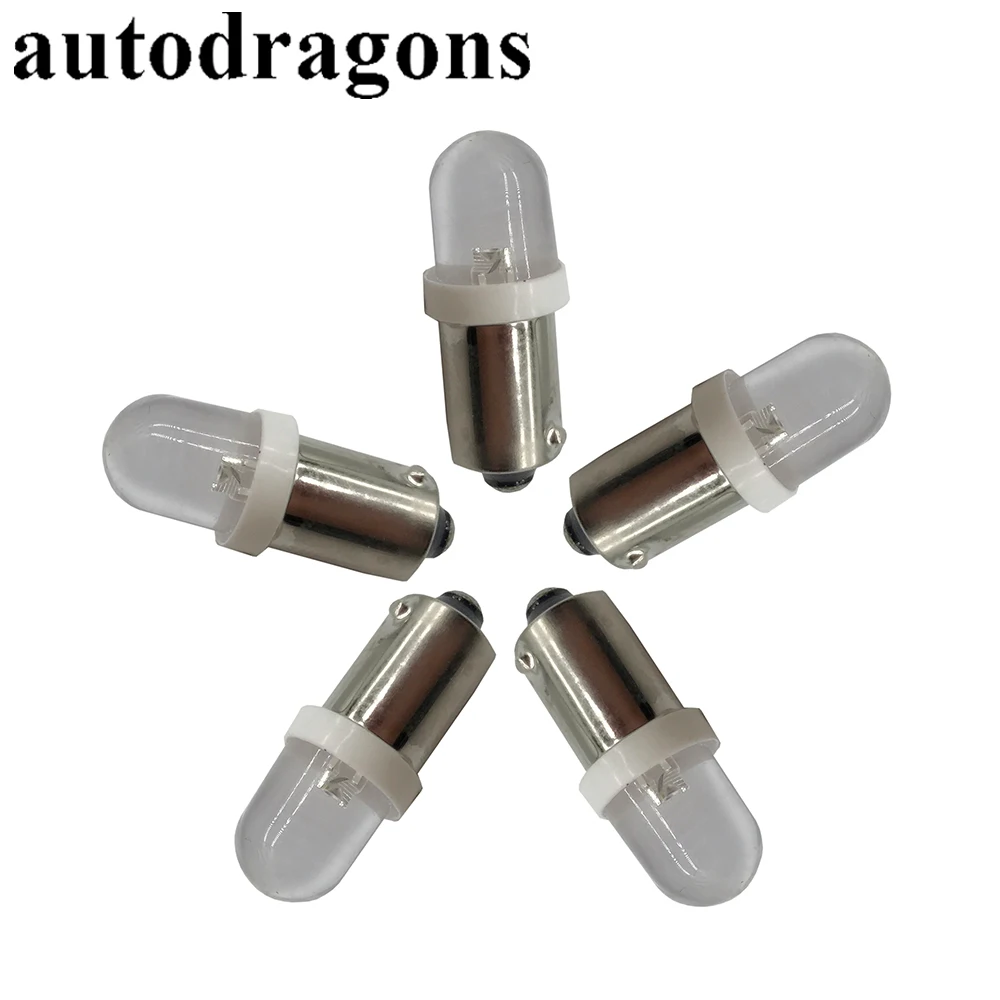 Autodragon 100 шт. желтый пинбол Светодиодная лампа AC/DC 6 3 вольт ba9s 44 часть машины без