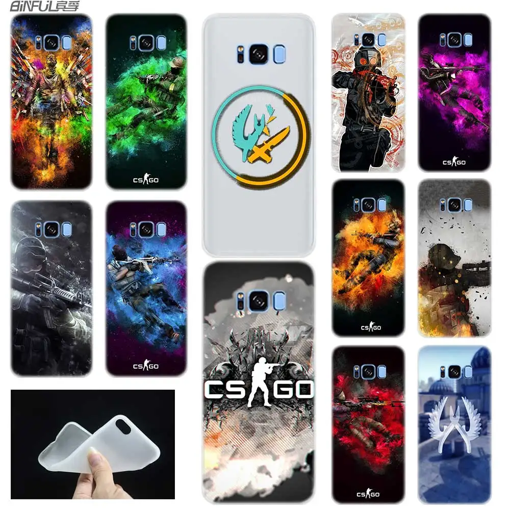 Мягкий силиконовый чехол для Samsung S30 S20 S11 S10 S9 S8 Plus lite 11e 10e Uitra S7Edge Counter Strike cs go