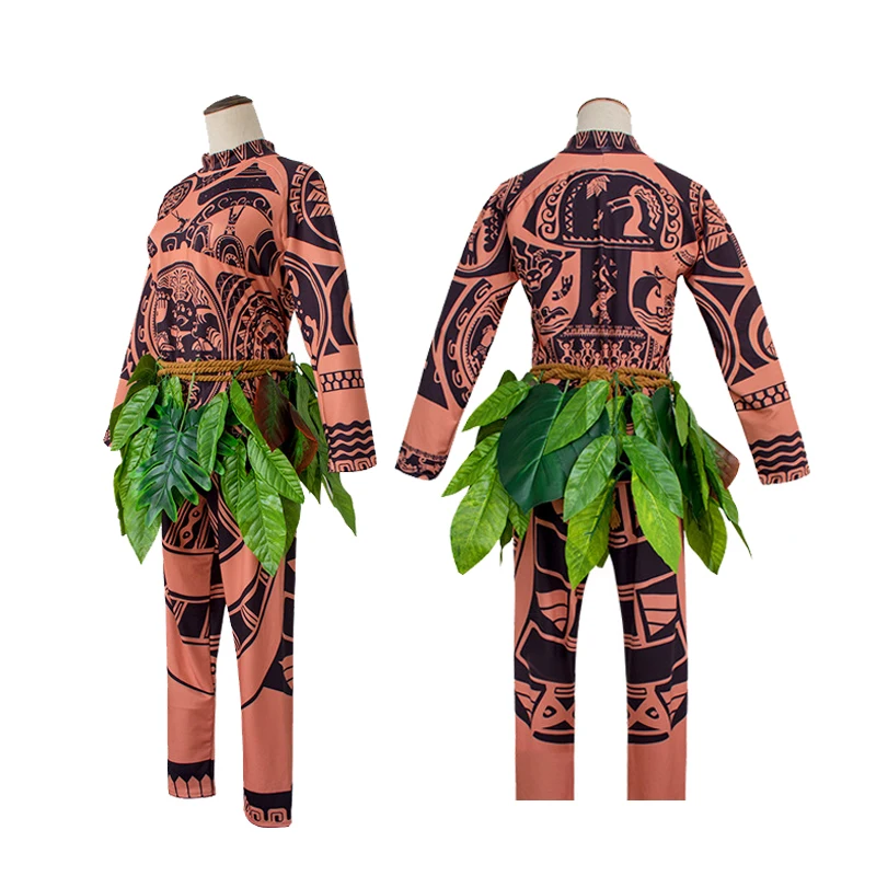 Футболка/брюки с татуировкой Moana Maui комбинезон для взрослых мужчин и женщин